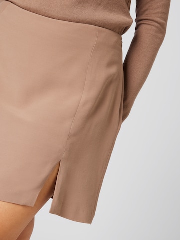 A LOT LESS Spódnica 'Jaden' w kolorze brązowy