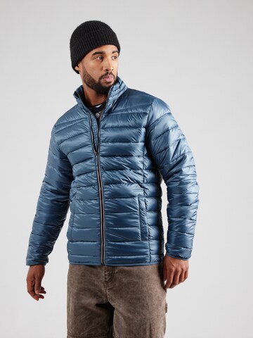 Veste mi-saison BLEND en bleu : devant