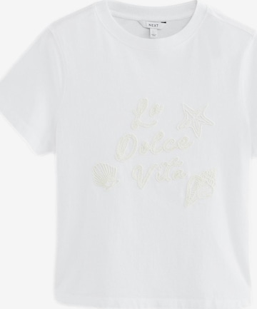 balta Next Marškinėliai: priekis