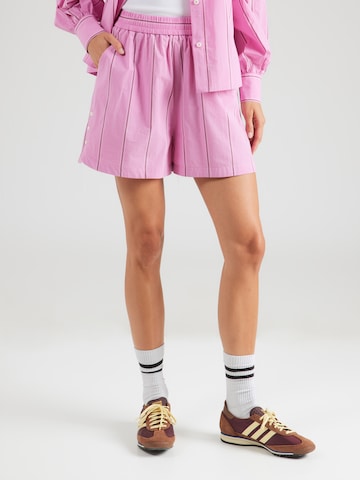 FRNCH PARIS Regularen Hlače | roza barva: sprednja stran