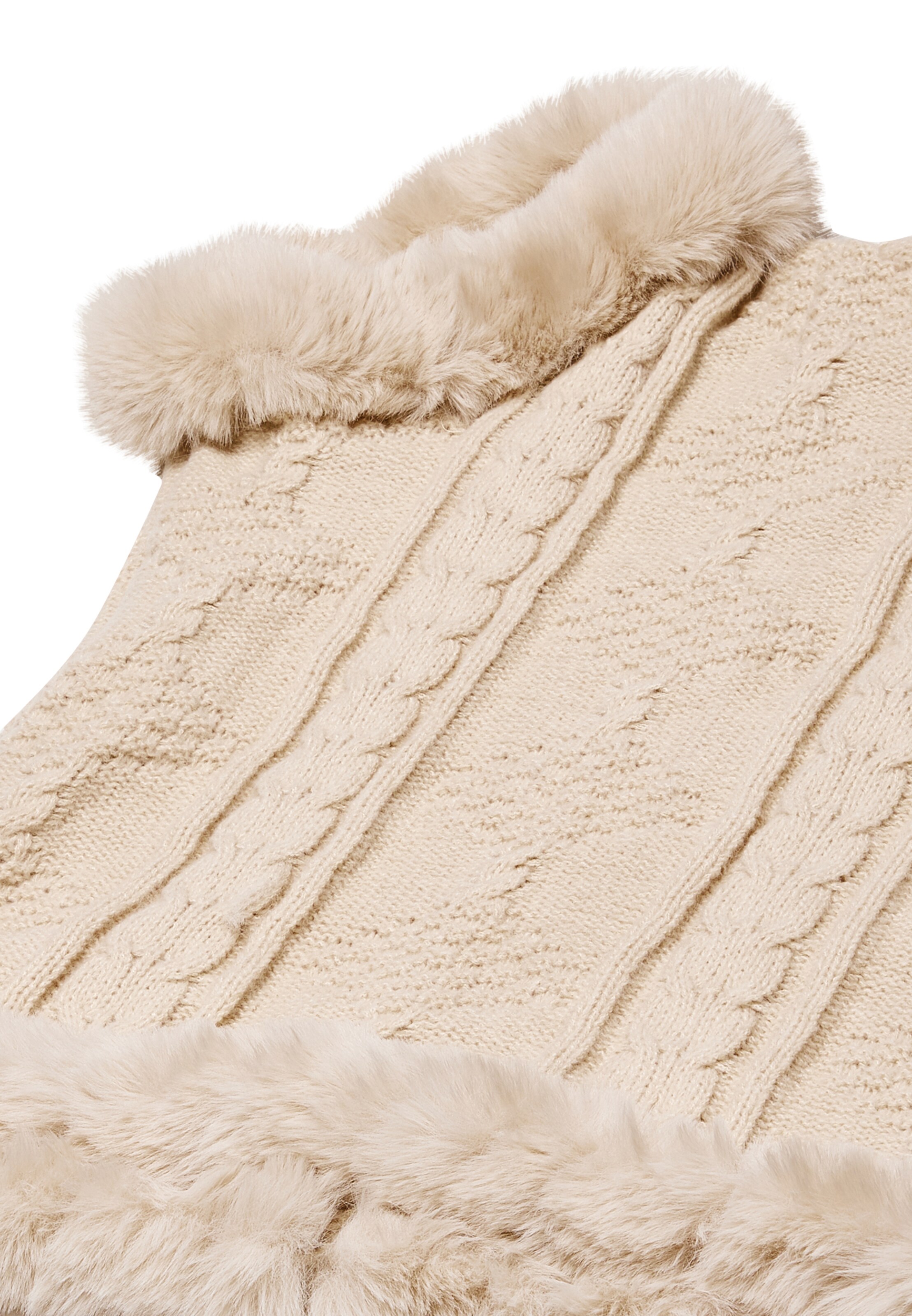 CHANI Poncho in Beige