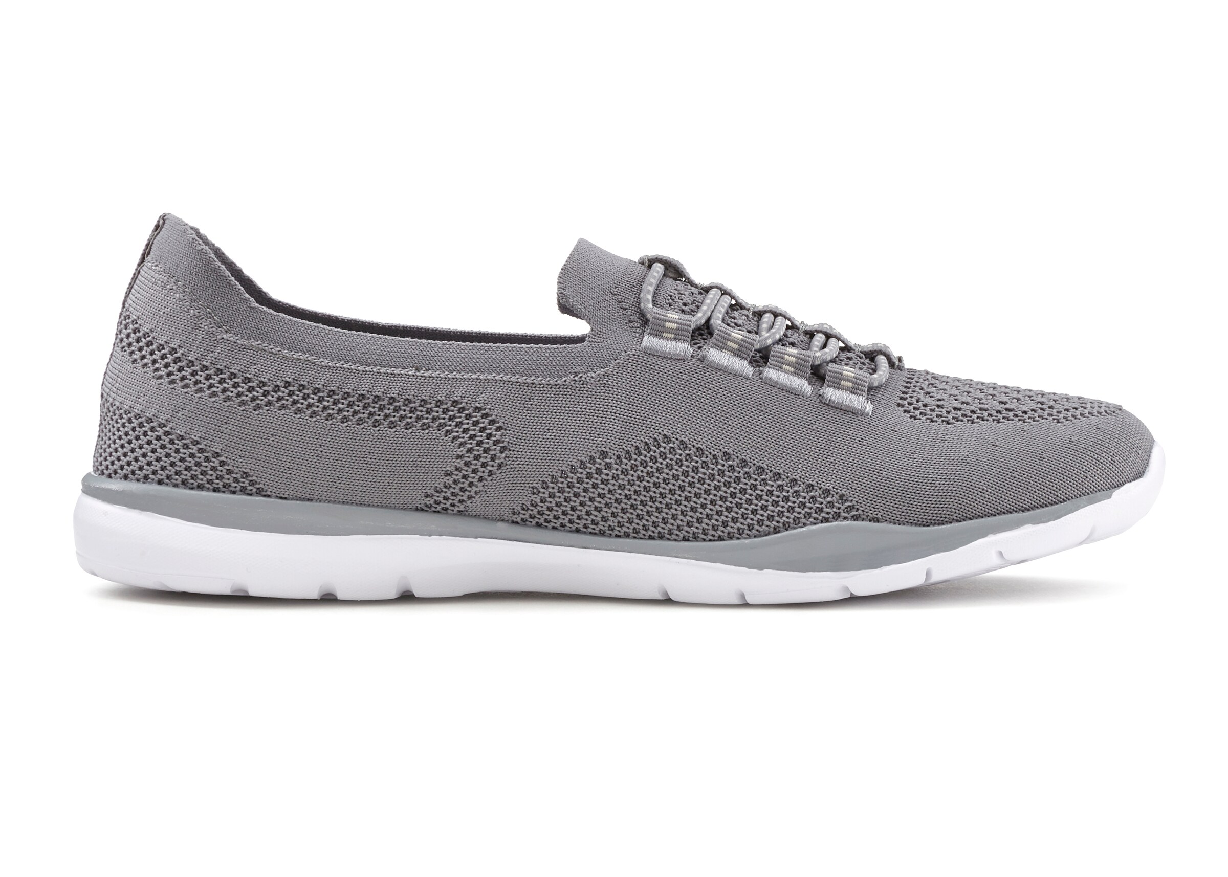 LASCANA - Sapatilhas slip-on em cinzento