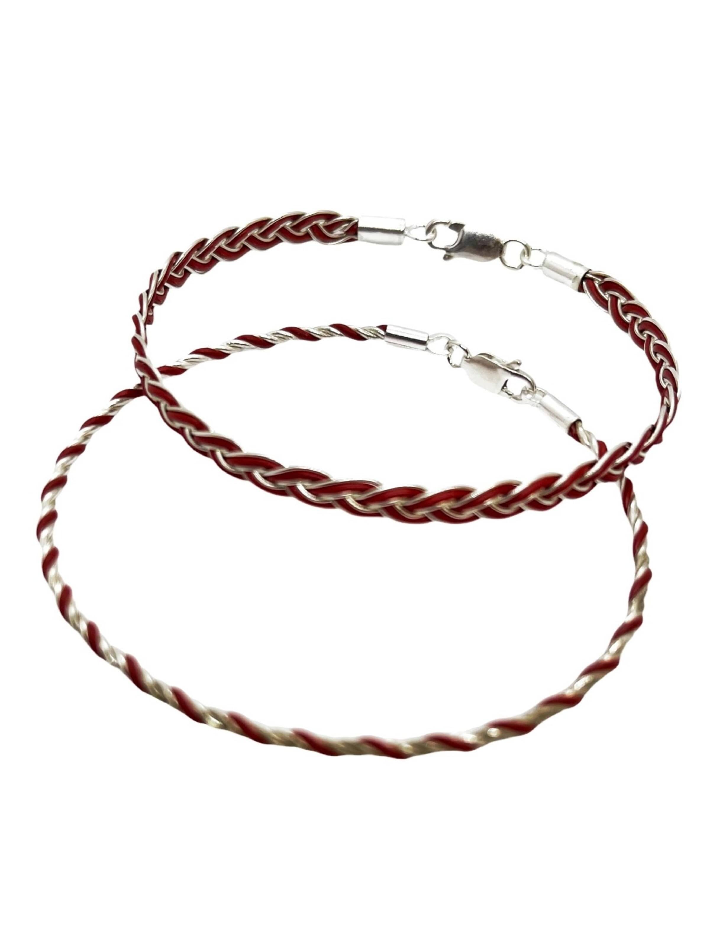 Plata Única Bracelet in Red: front