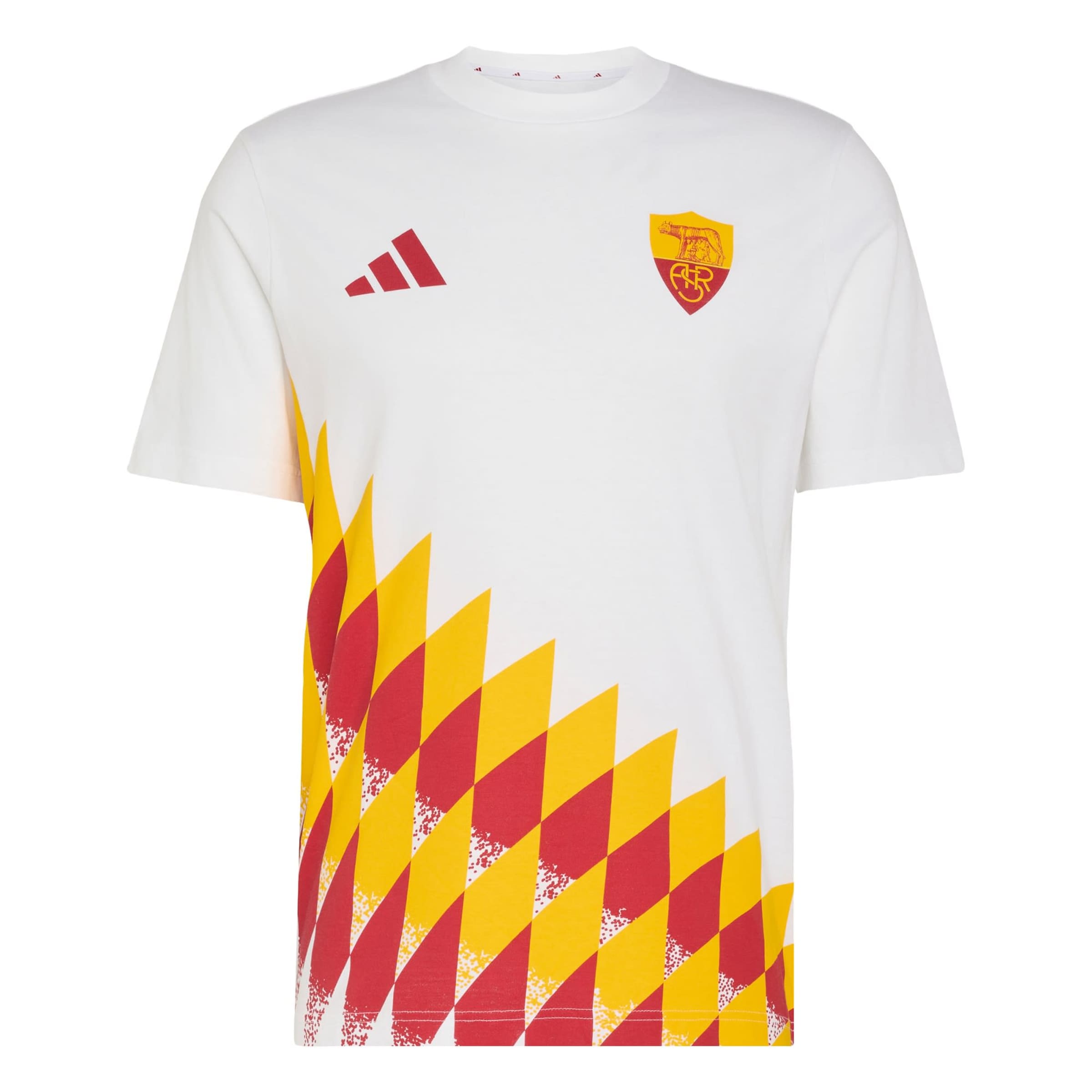 ADIDAS PERFORMANCE Funkční tričko 'AS Rom Seasonal' ve velikosti XXS-XS - žlutá / červená / bílá, Produkt