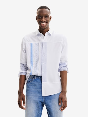 Desigual Regular fit Button Up Shirt 'Bernard' in White: front