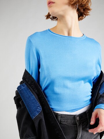 Soft Rebels Pullover in Blau