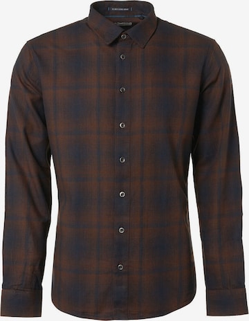 No Excess Regular fit Button Up Shirt in Blue: front