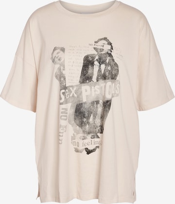 T-shirt 'LOUI' Noisy may en beige : devant