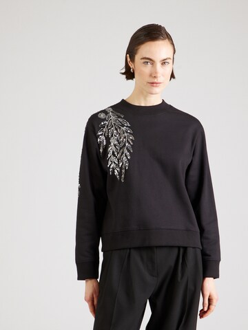 Sweat-shirt 'YASEVELINE' YAS en noir : devant