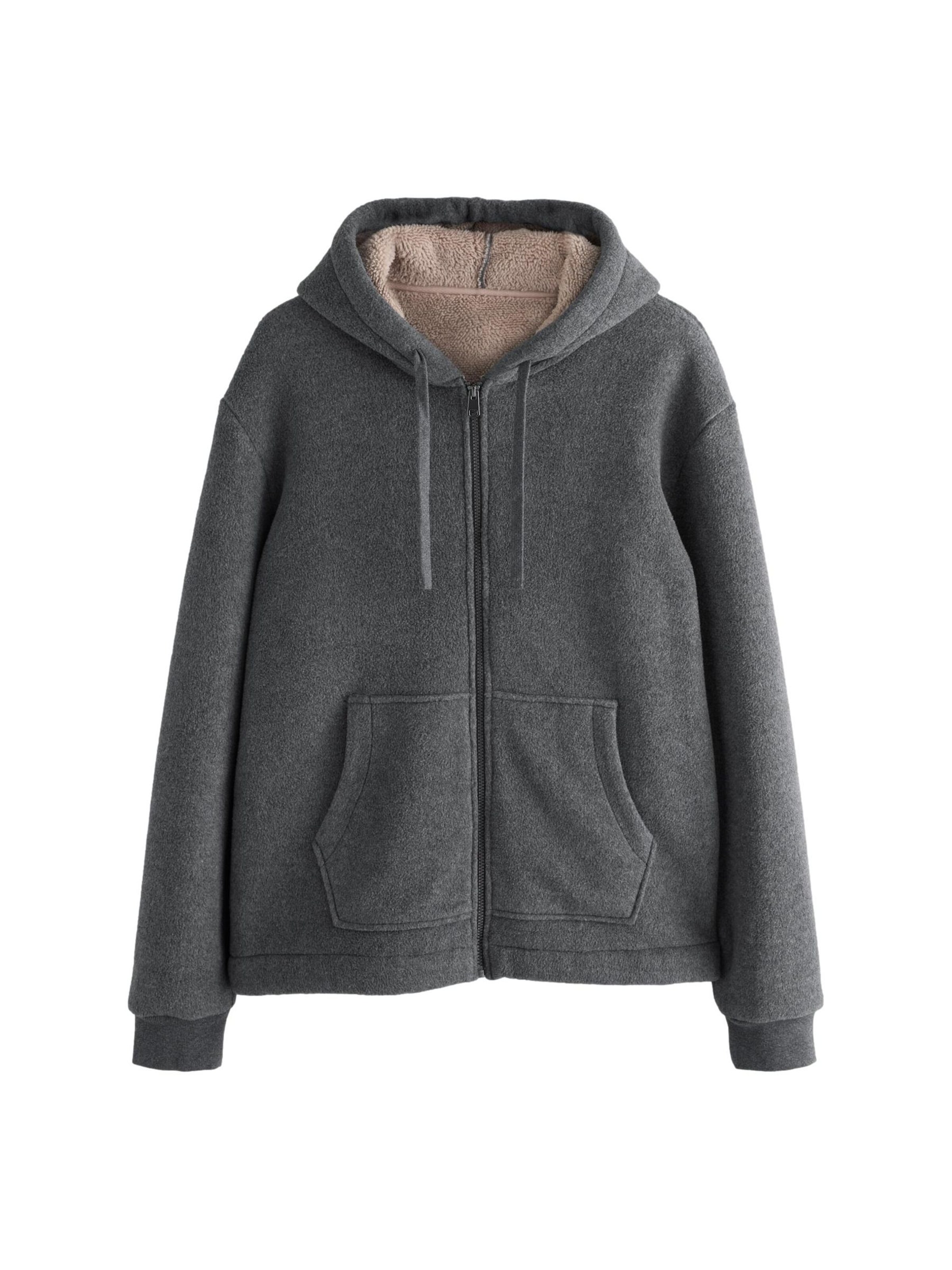 Hanorac de la Next pe gri: față