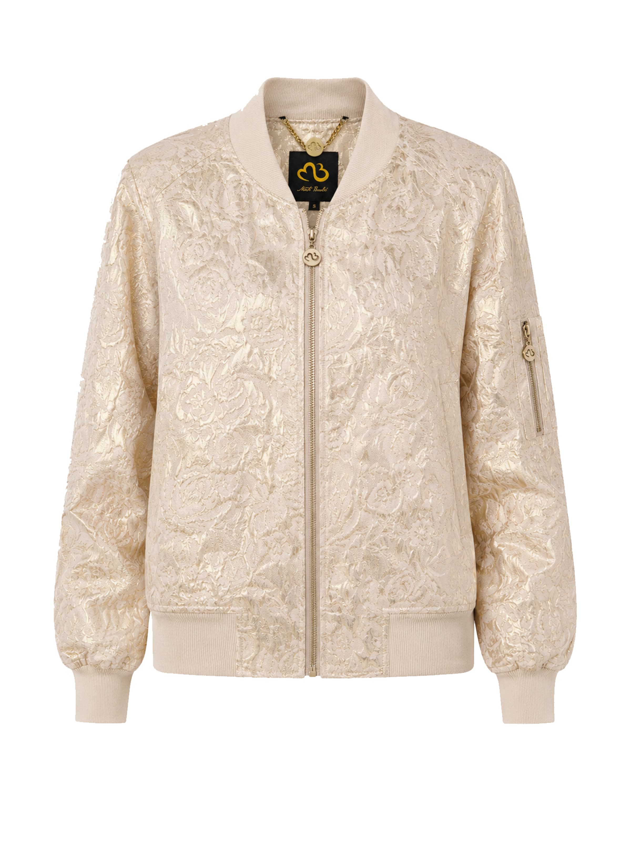 MB by Marta Buzolic Übergangsjacke‌‌ in Gold: Vorderseite
