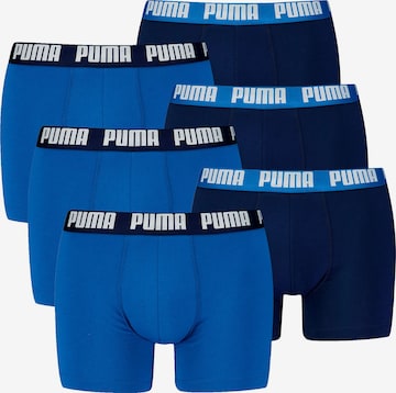 PUMA Boxerky – modrá: přední strana