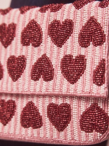 rožinė Next Rankinė ant peties 'Heart Beaded'