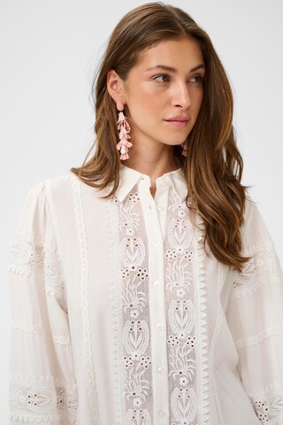 Cream Blouse 'CRTess' in Wit