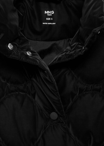 MANGO TEEN Winter Jacket 'Onion' in Black