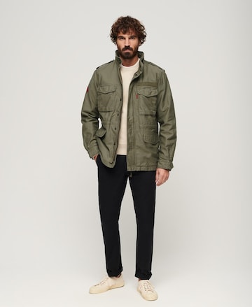 Veste mi-saison Superdry en vert