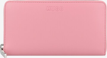 HUGO Wallet in Pink: front