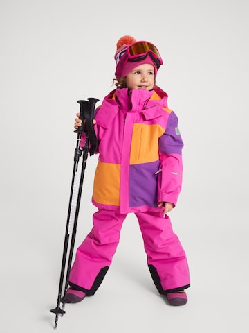Reima Regular Weatherproof pants ' Proxima ' in Pink: front