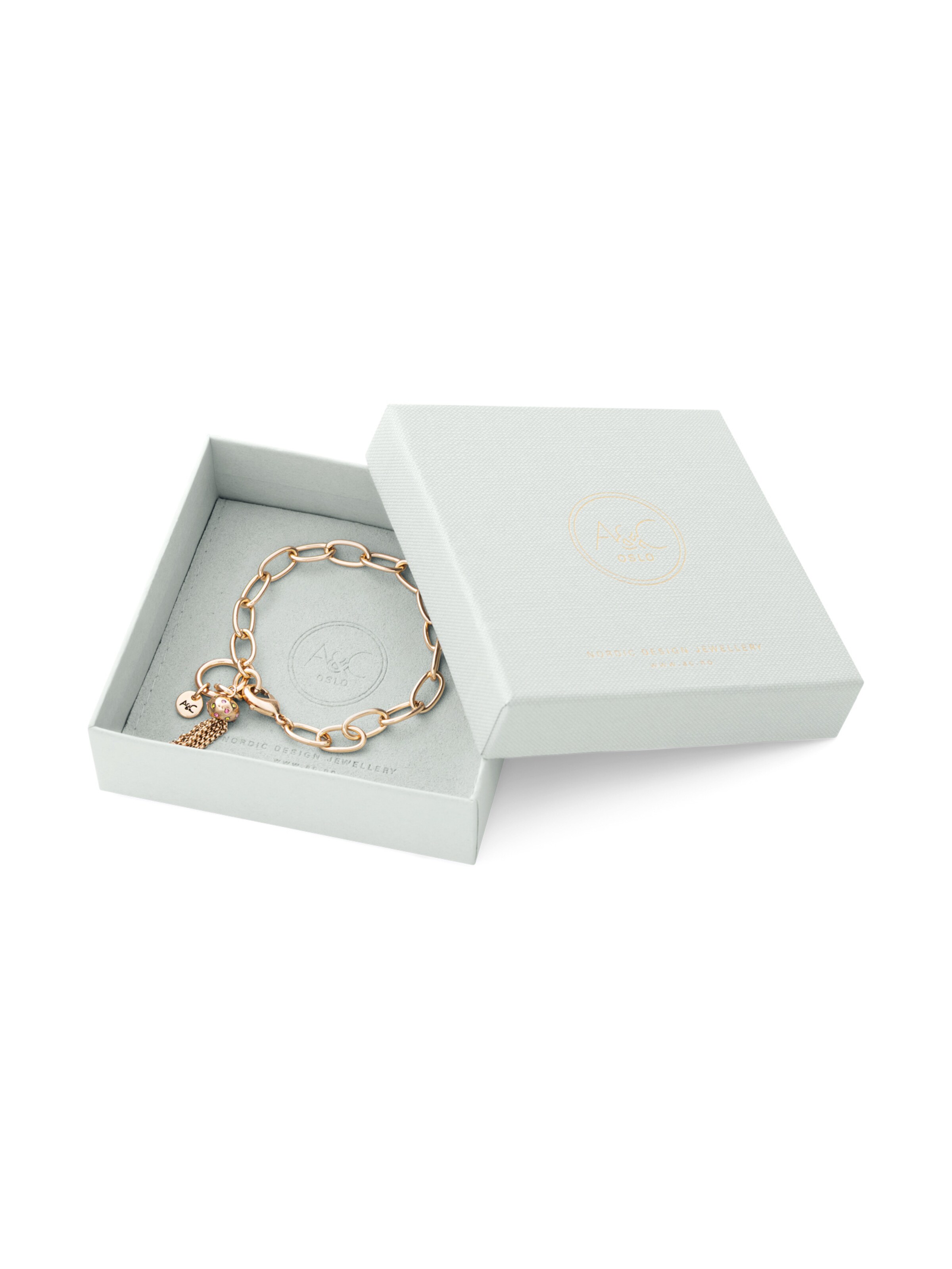 Bracelet 'Shimmer G' A&C Oslo – Nordic Design Jewellery en or