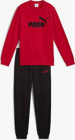 PUMA Jogginganzug 'Essentials No. 1' in Rot: Vorderseite
