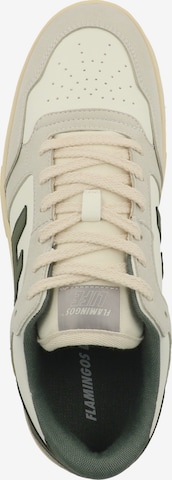 Baskets basses 'Saline' Flamingos Life en beige : devant