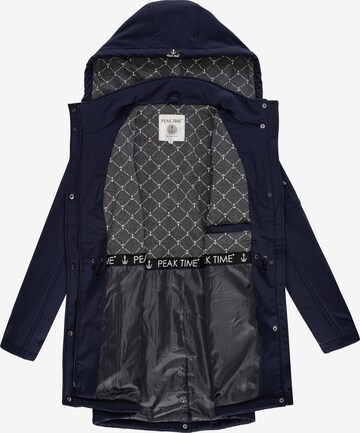 Peak Time Raincoat in Blue