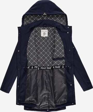 Peak Time Raincoat in Blue