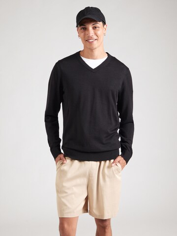 Pulover 'JPRBLAMERINO' de la JACK & JONES pe negru: față