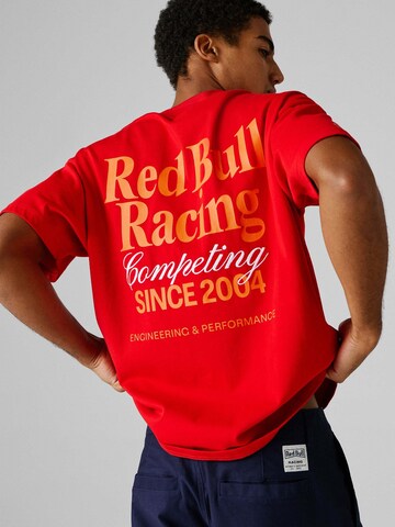 Red Bull Racing x Pepe Jeans Shirt 'COMPETING' in Red: front