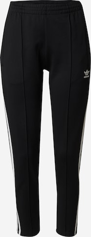 juoda ADIDAS ORIGINALS Prigludęs Kelnės: priekis