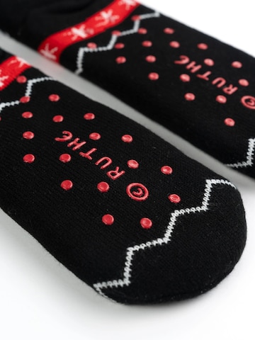 United Labels Socken 'Hüttensocken Ralph Ruthe Rentier Rudi'‌‌‌‌‌‌‌‌ in Schwarz