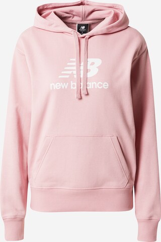 new balance Sweatshirt 'Essentials' i rosa: framsida