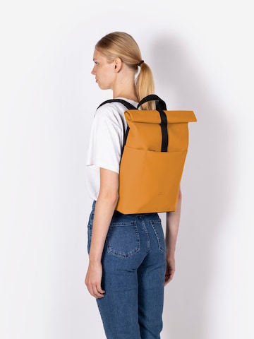 Ucon Acrobatics Backpack 'Hajo Mini Lotus' in Yellow: front