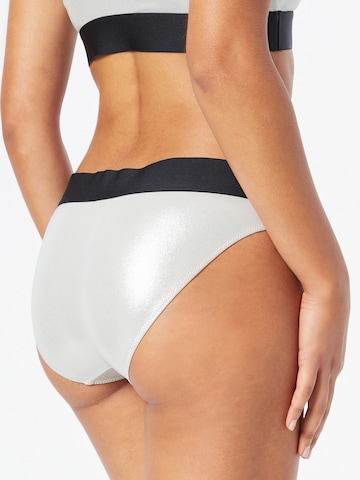 Calvin Klein Swimwear Долнище на бански тип бикини 'Core Festive' в сиво