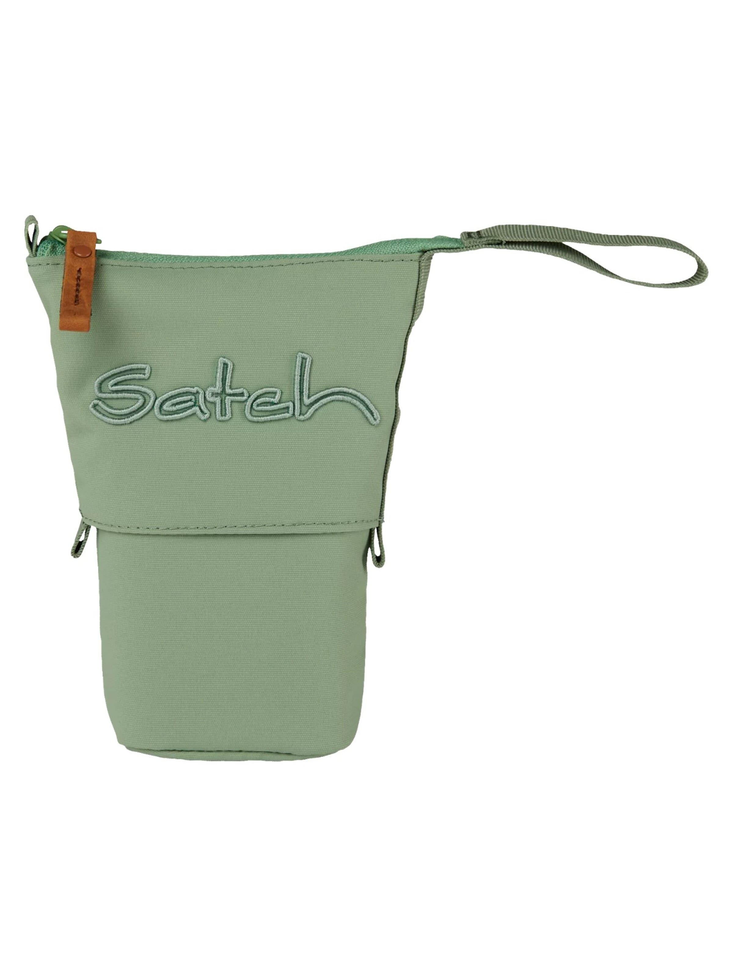 Satch Tasche 'Federmäppchen Pencil Slider' in Grün: Vorderseite