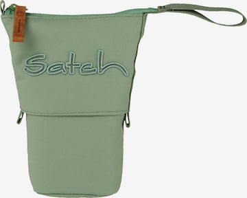 Satch Tasche 'Federmäppchen Pencil Slider' in Grün: Vorderseite