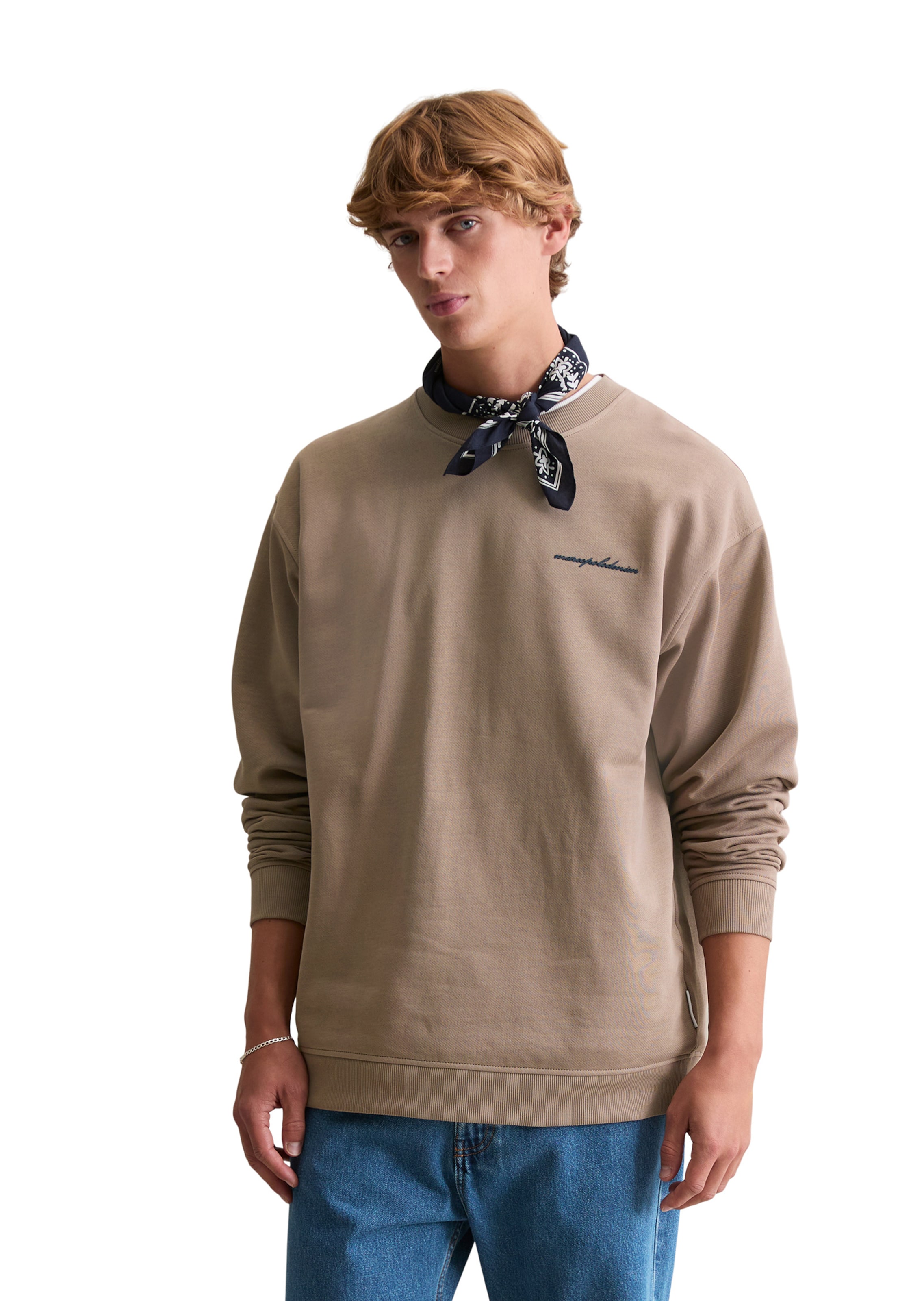 Marc O'Polo DENIM Sweatshirt in Brown: front