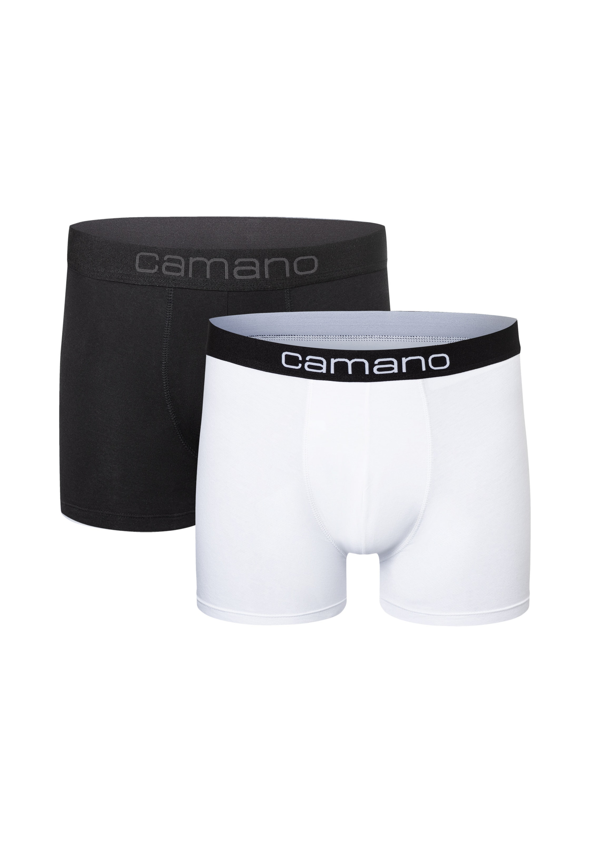 Männer Wäsche camano Boxershorts 'Comfort' in Schwarz, Weiß - QC66771 Männer Wäsche camano Boxershorts 'Comfort' in Schwarz, Weiß - QC66771