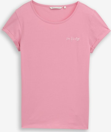 TOM TAILOR DENIM Shirt in Roze: voorkant