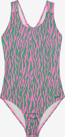 PROTEST Badeanzug 'PRTEmmi 25 JR' in Pink: Vorderseite