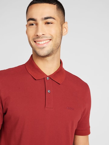 BOSS Black Poloshirt 'Pallas' in Rot