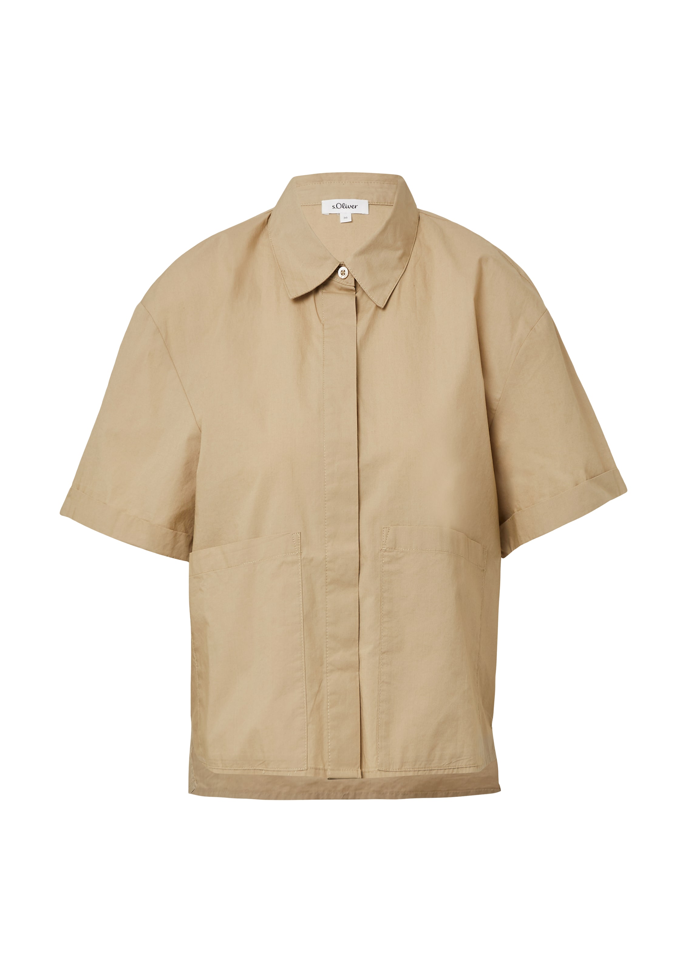 Chemisier s.Oliver en marron : devant