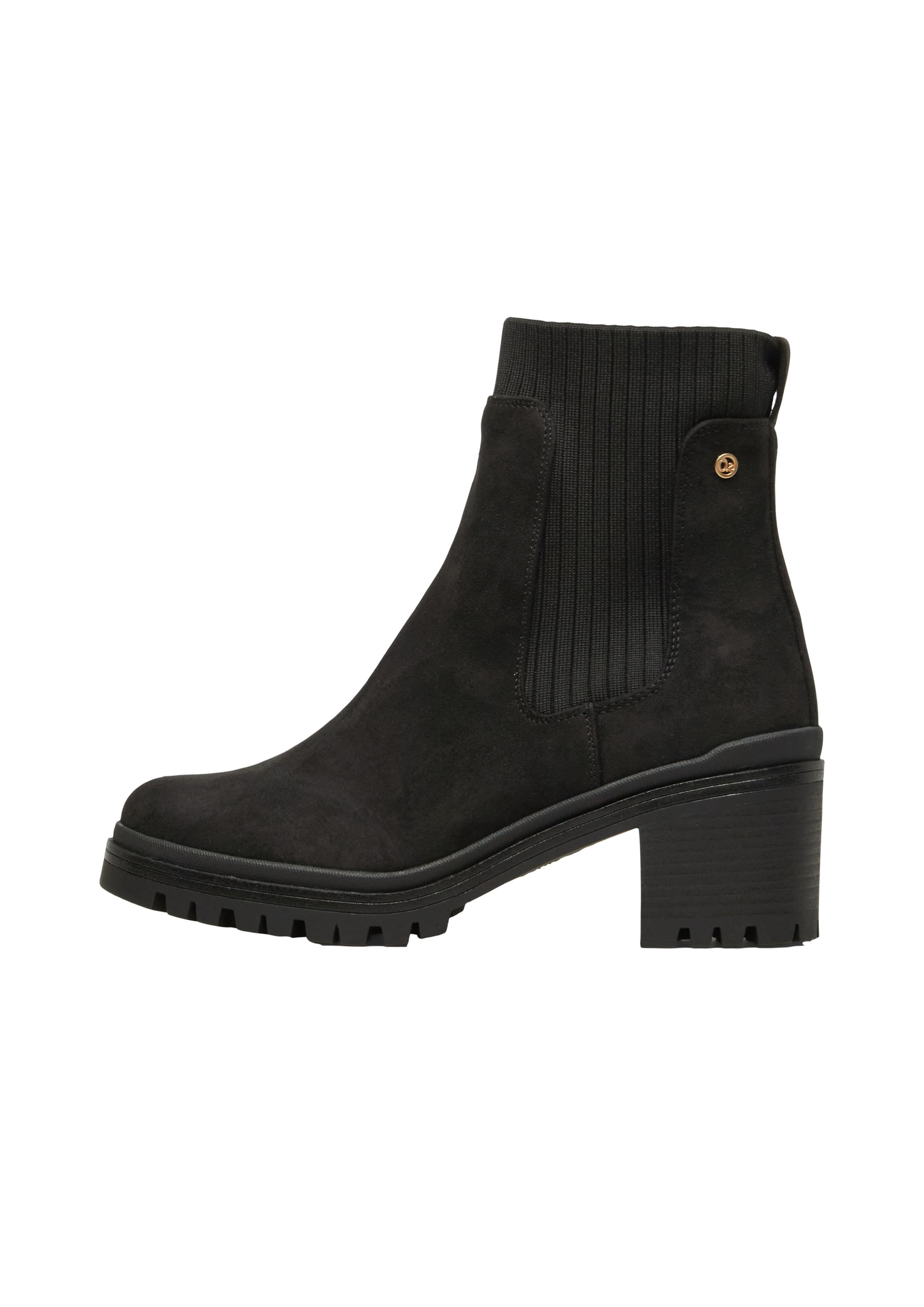s.Oliver Stiefeletten in Schwarz: Vorderseite