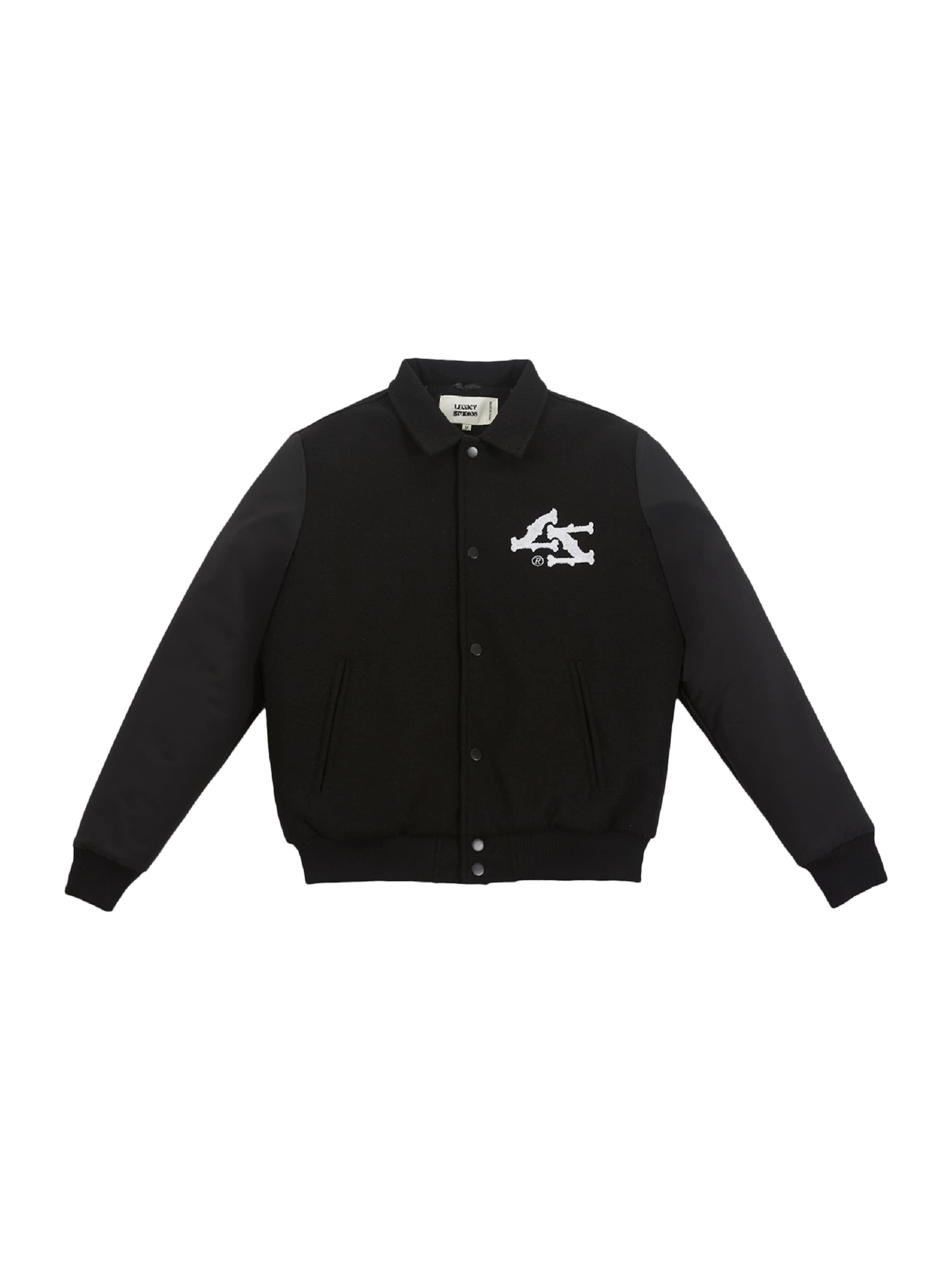 Veste mi-saison 'Varsity' Legacy Studios en noir : devant