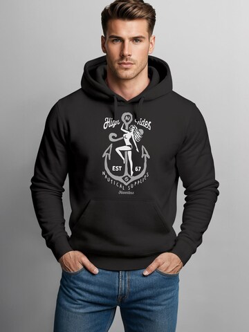 Neverless Sweatshirt 'High Tides' in Black