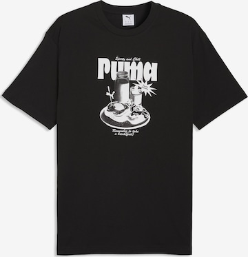 PUMA Shirt 'Breakfast' in Black: front