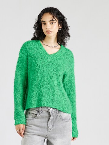 Noisy may Sweater 'NMSASSY' in Green: front