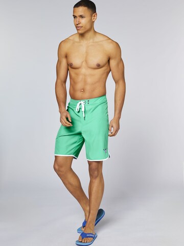 CHIEMSEE Athletic Swim Trunks in Green