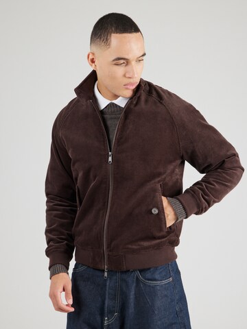 Jack & Jones Premium Between-season jacket 'JPRBLUCASE' in Brown: front