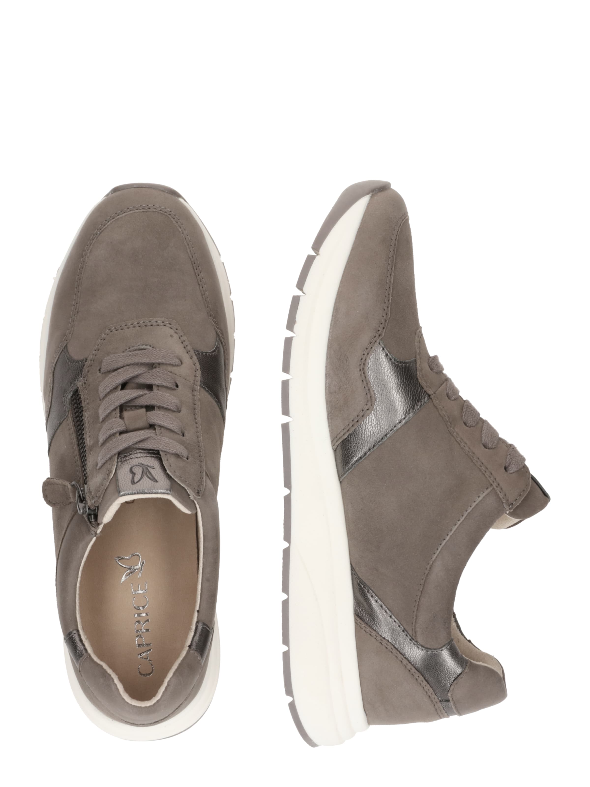 CAPRICE Низкие кроссовки 'KAIA' в Серый